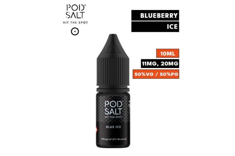 Blue Ice Nic Salt E Liquid by Pod Salt Core