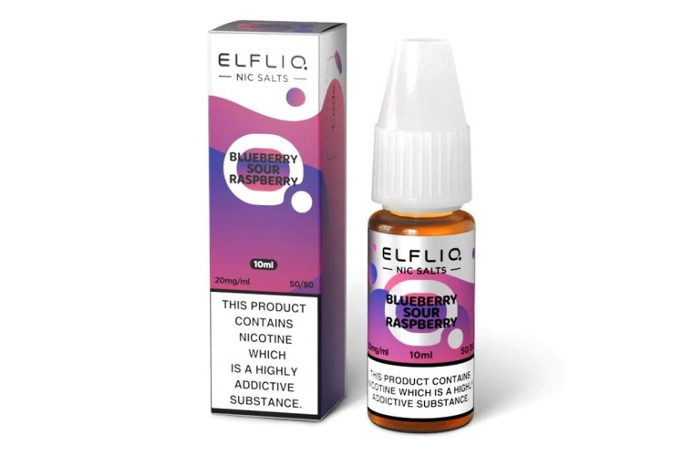 Blueberry Sour Raspberry - Elfliq - The Official Elfbar Nic Salt
