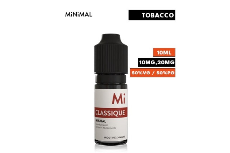 Classic Nic Salt eLiquid by Minimal