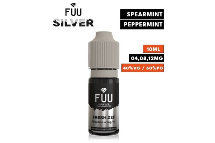Fresh Zef eLiquid by FUU Silver