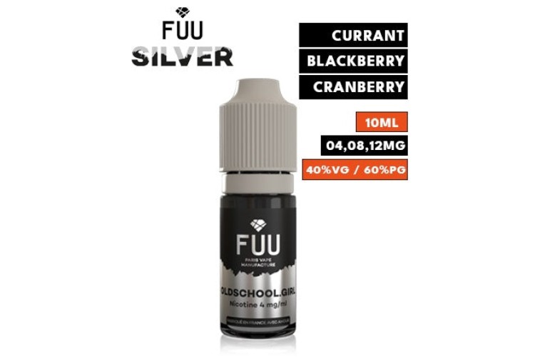 Old School Girl eLiquid by FUU Silver