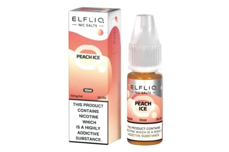 Peach Ice - Elfliq - The Official Elfbar Nic Salt
