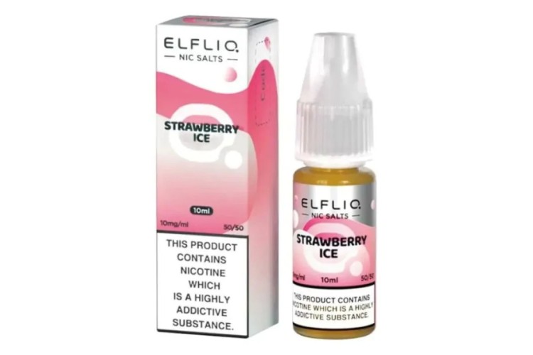 Strawberry Ice - Elfliq - The Official Elfbar Nic Salt