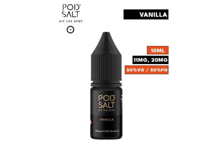 Vanilla Nic Salt E Liquid by Pod Salt Core