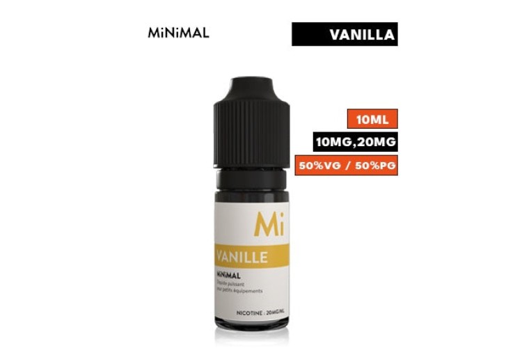 Vanilla Nic Salt eLiquid by Minimal